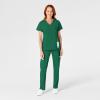 WonderWink womens Women’s Flat Front Cargo Scrub Pant(Hunter)