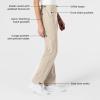 WonderWink womens Women’s Flat Front Cargo Scrub Pant(Khaki)