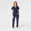 WonderWink womens Women’s Flat Front Cargo Scrub Pant(Navy)