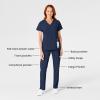 WonderWink womens Women’s Flat Front Cargo Scrub Pant(Navy)
