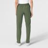 WonderWink womens Women’s Flat Front Cargo Scrub Pant(Olive)