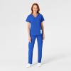 WonderWink womens Women’s Flat Front Cargo Scrub Pant(Royal)