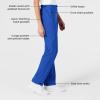 WonderWink womens Women’s Flat Front Cargo Scrub Pant(Royal)