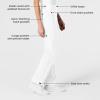 WonderWink womens Women’s Flat Front Cargo Scrub Pant(White)