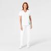 WonderWink womens Women’s Flat Front Cargo Scrub Pant(White)