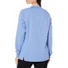 WonderWink womens Women’s Snap Front Warm-up Jacket(Ceil Blue)