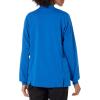 WonderWink womens Women’s Snap Front Warm-up Jacket(Royal)