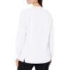 WonderWink womens Women’s Snap Front Warm-up Jacket(White)