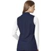 WonderWink womens Womens Utility Zip Front Fashion VestVest(Navy)
