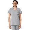 Wink Scrubs for Women, W123, Classic V-Neck Tops with 2 Pockets(Grey)