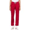 WonderWink Women’s Petite-Plus-Size Wonderwork Straight Leg Cargo Scrub Pant(Cardinal)