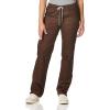 WonderWink Women’s Petite-Plus-Size Wonderwork Straight Leg Cargo Scrub Pant(Chocolate)