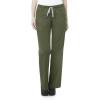 WonderWink Women’s Petite-Plus-Size Wonderwork Straight Leg Cargo Scrub Pant(Olive)