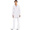 WonderWink Women’s Utility Girl Stretch Lab Coat(White)