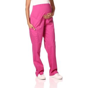 Wink WonderWORK Scrubs for Maternity Cargo Scrub Pants(Fuchsia)