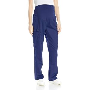 Wink WonderWORK Scrubs for Maternity Cargo Scrub Pants(Navy)