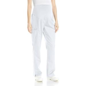Wink WonderWORK Scrubs for Maternity Cargo Scrub Pants(White)