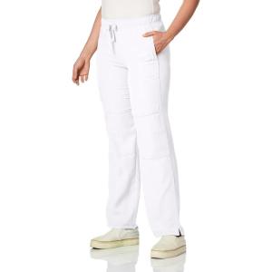 WonderWink Womens Four Stretch Cargo Scrub Pant(White)