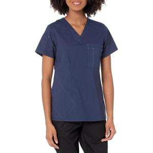WonderWink Womens Women’s Joy V-nk Tuck-in TWomen’s Joy V-Nk Tuck-in T(Navy)