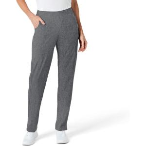 WonderWink womens Women’s Flat Front Cargo Scrub Pant(Charcoal Heather)