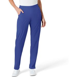 WonderWink womens Women’s Flat Front Cargo Scrub Pant(Galaxy Blue)
