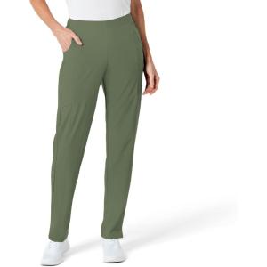 WonderWink womens Women’s Flat Front Cargo Scrub Pant(Olive)
