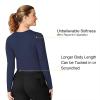 WonderWink Women’s Scrub Silky Long-Sleeve T-Shirt – XS-3XL, Rayon, Spandex, Soft, Coverage, Super Comfortable, Perfect for Layering