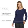 WonderWink Women’s Scrub Silky Long-Sleeve T-Shirt – XS-3XL, Rayon, Spandex, Soft, Coverage, Super Comfortable, Perfect for Layering