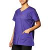 WonderWink Womens Wonderflex Patience Women’s Scrub Top(Grape)