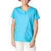 WonderWink Womens Wonderflex Patience Women’s Scrub Top(Aqua)