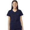 WonderWink Womens Wonderflex Patience Women’s Scrub Top(Navy)