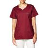 WonderWink Womens Wonderflex Patience Women’s Scrub Top(Wine)