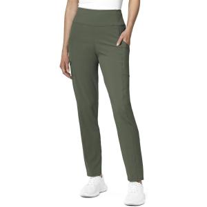 WonderWink Womens Renew Women’s High Waist Power Pant(Olive)
