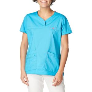WonderWink Womens Wonderflex Patience Women’s Scrub Top(Aqua)