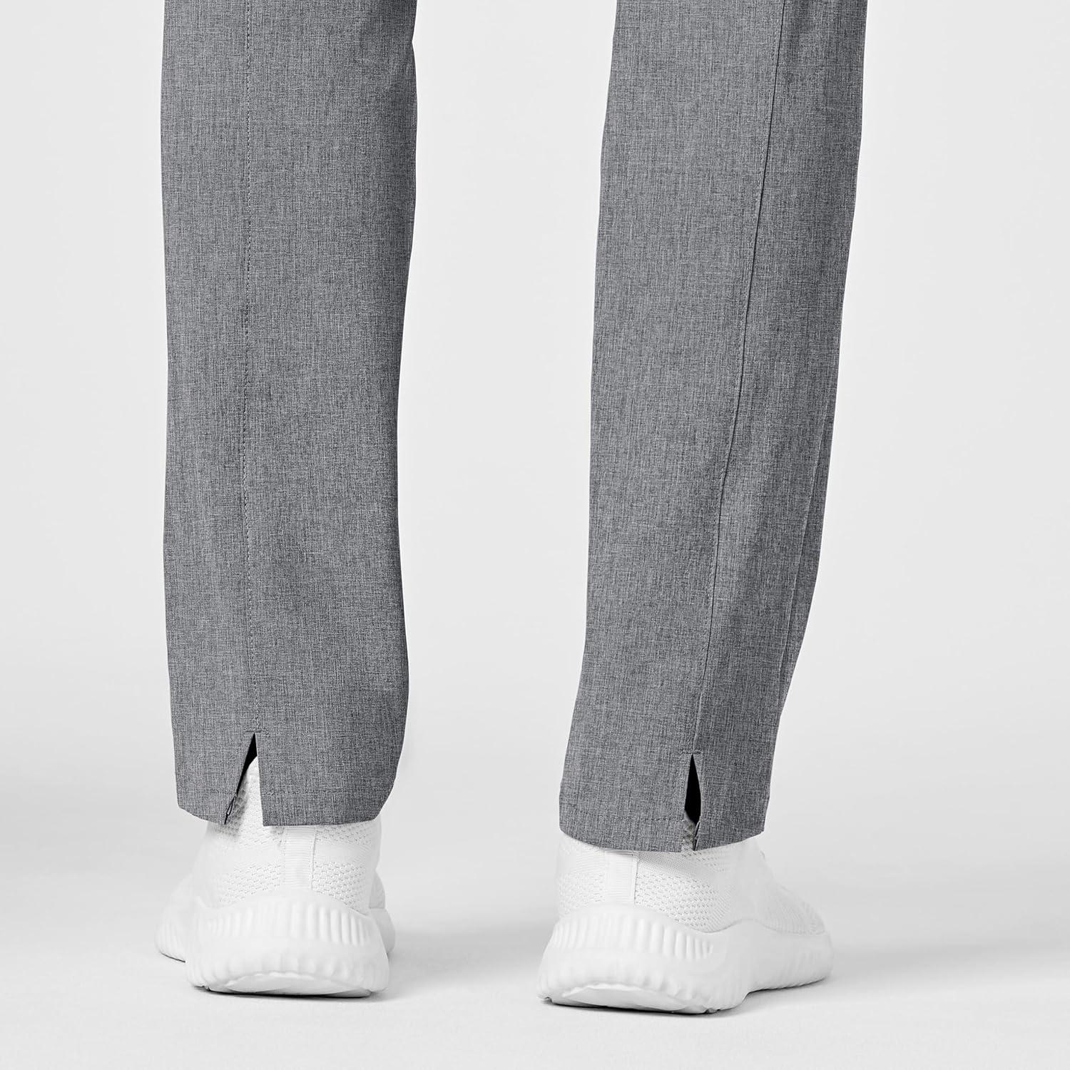 imageRenew Womens High Waist Slim Leg Scrub PantGrey Heather