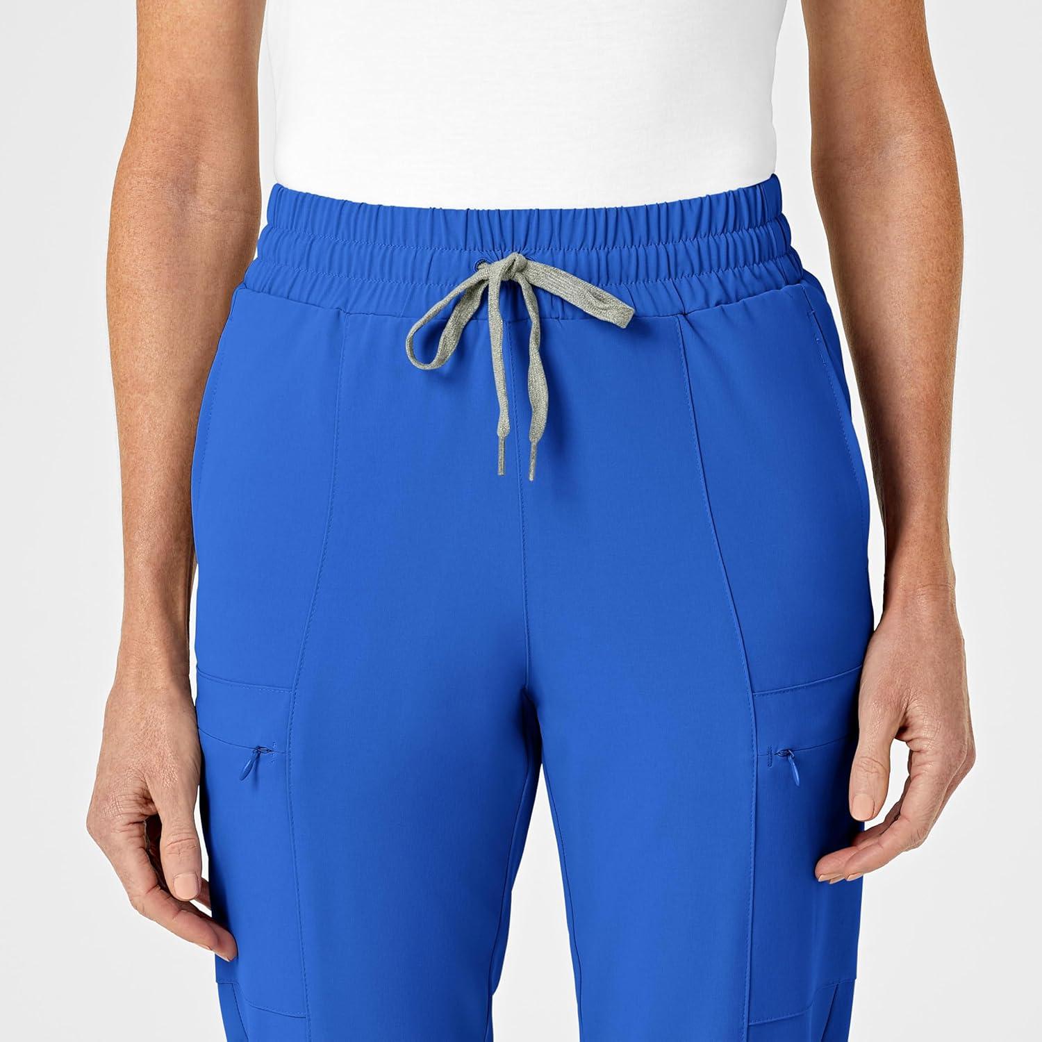 imageRenew Womens High Waist Slim Leg Scrub PantRoyal