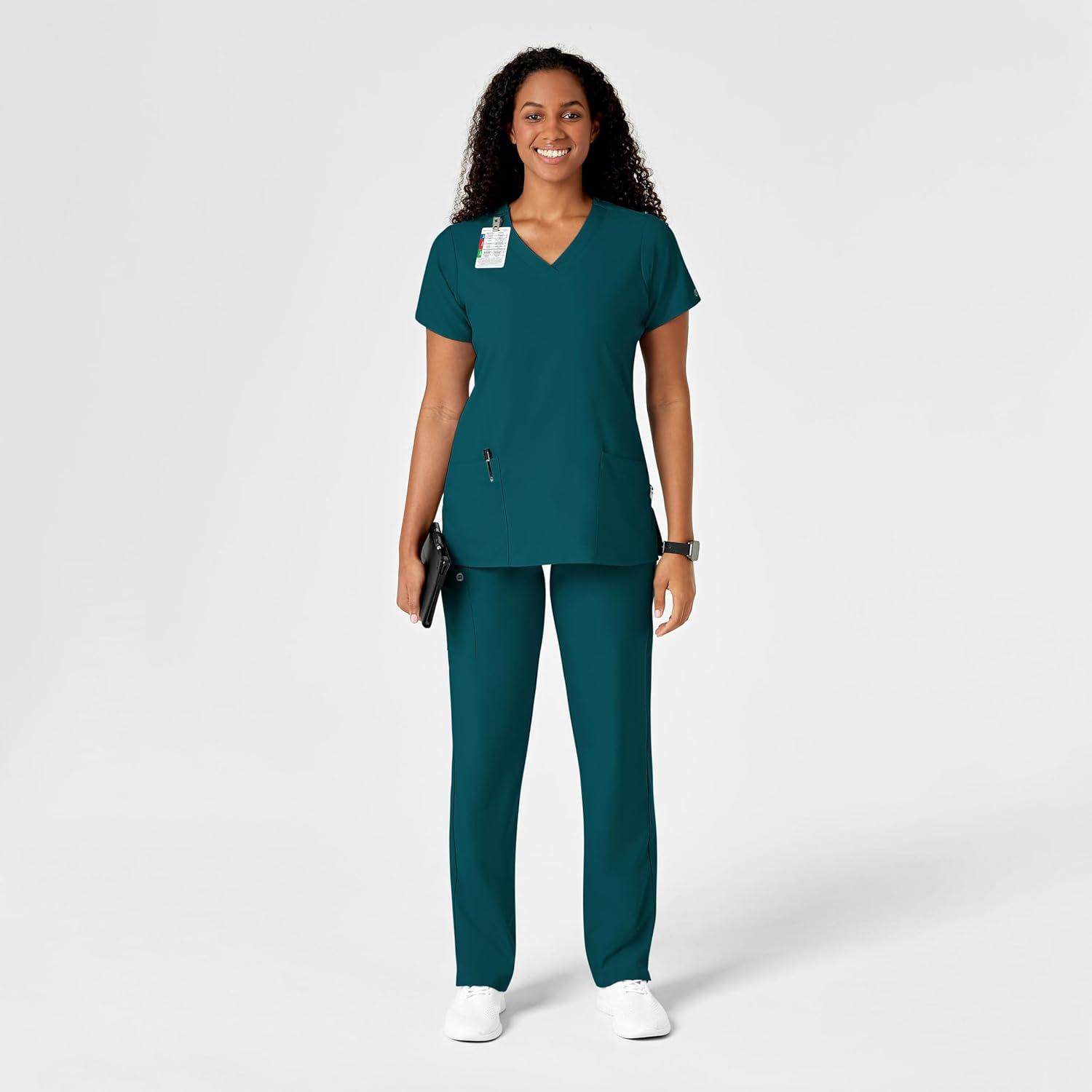 imageWonderWink Petite Womens Drawstring PantCaribbean