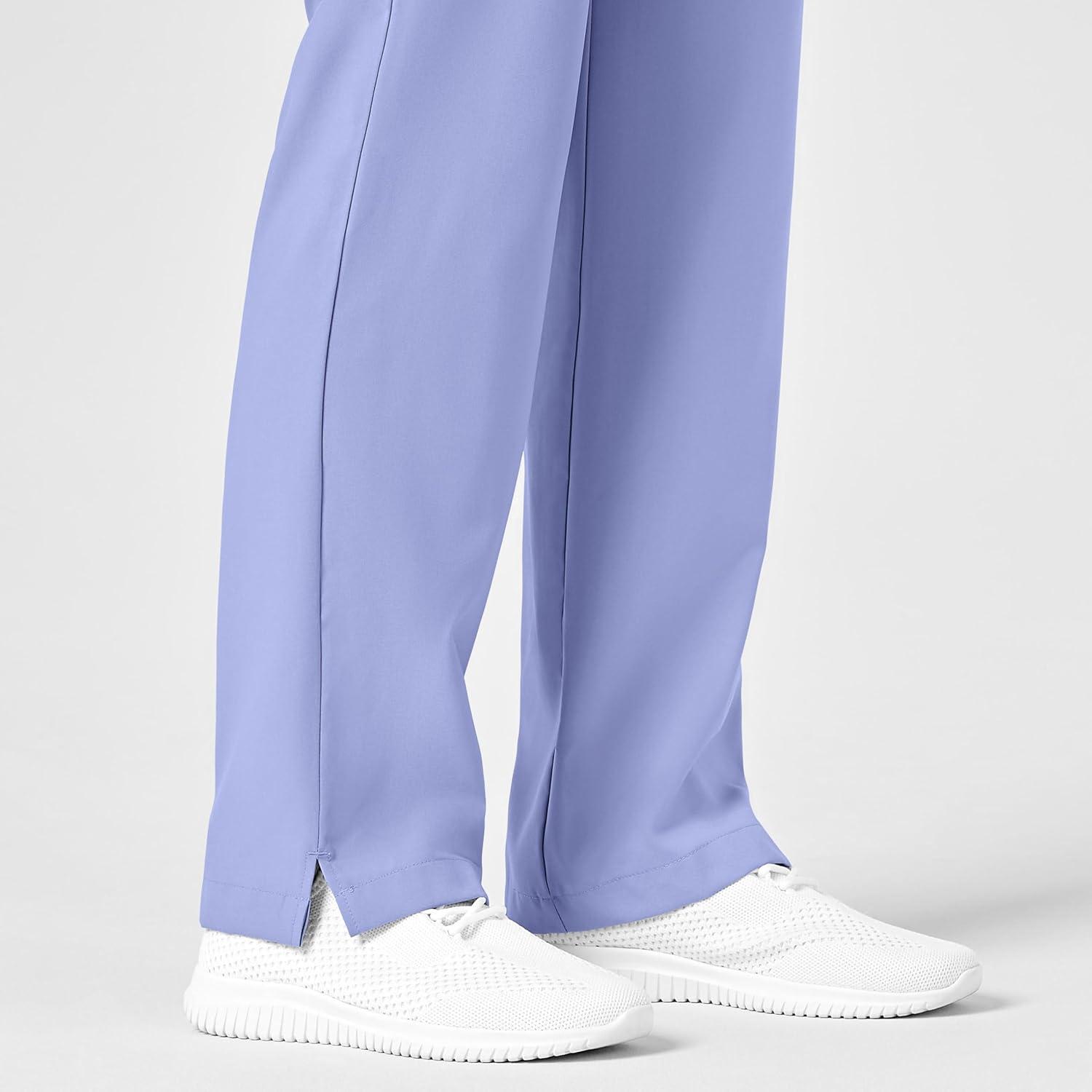 imageWonderWink Petite Womens Drawstring PantCeil Blue
