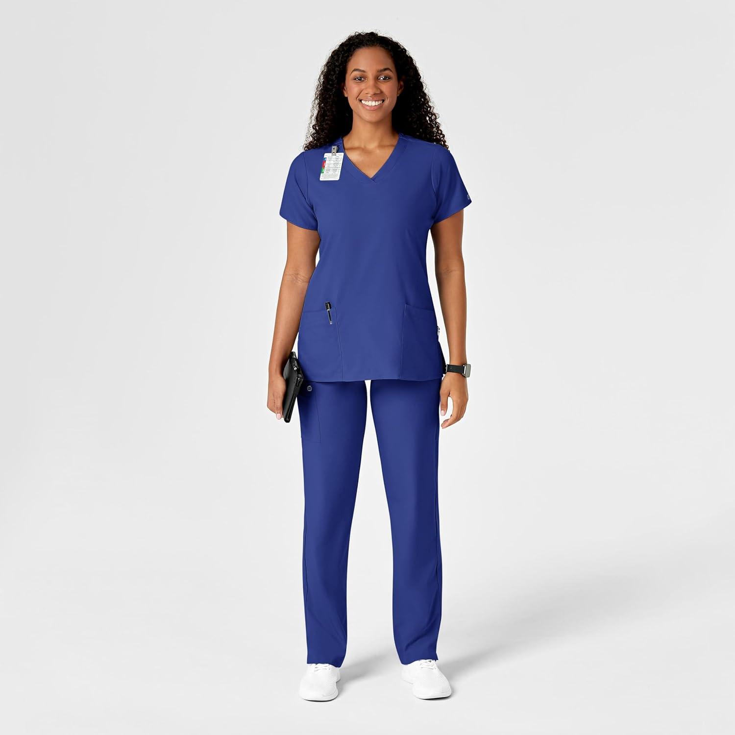 imageWonderWink Petite Womens Drawstring PantGalaxy Blue