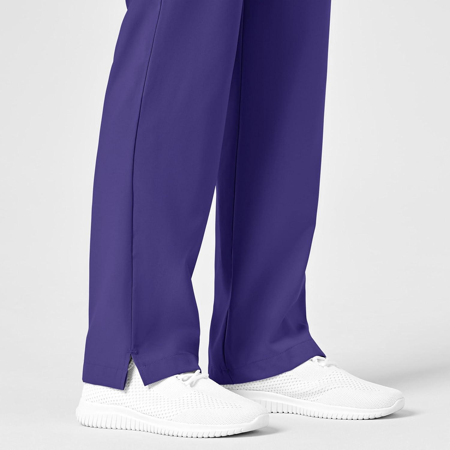 imageWonderWink Petite Womens Drawstring PantGrape