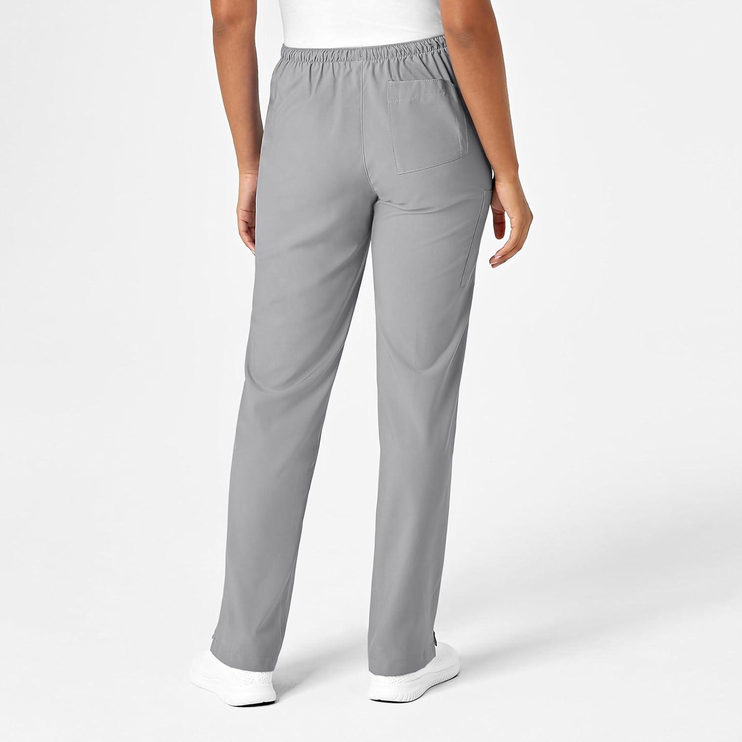 imageWonderWink Petite Womens Drawstring PantGrey