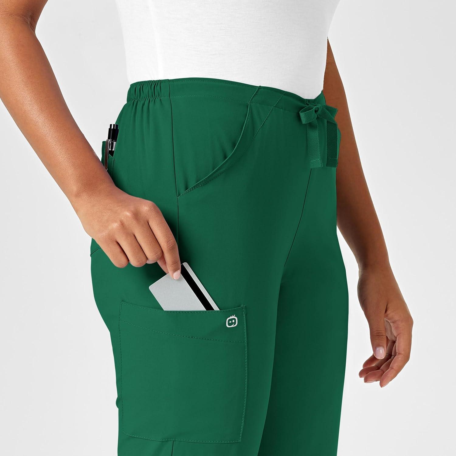 imageWonderWink Petite Womens Drawstring PantHunter