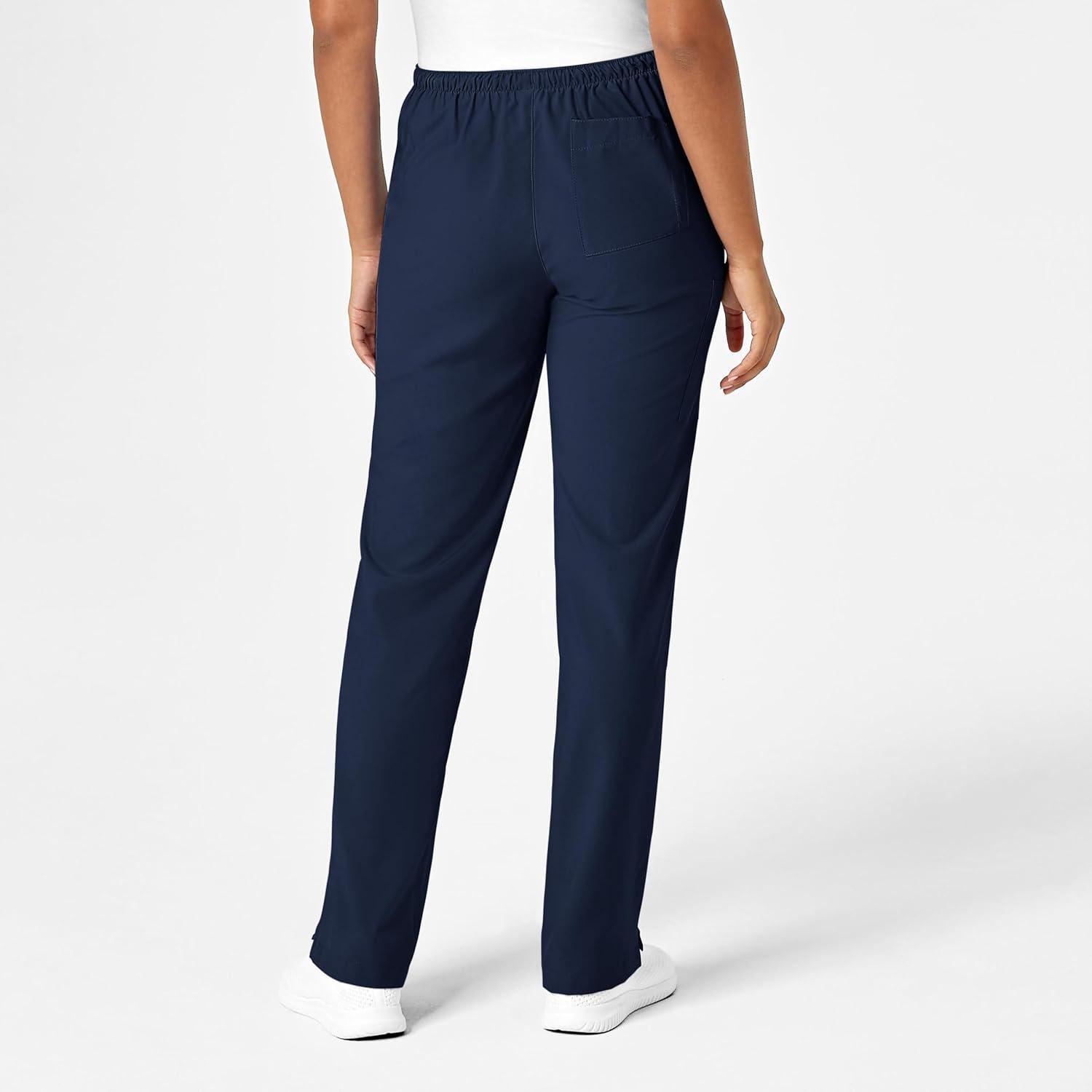 imageWonderWink Petite Womens Drawstring PantNavy