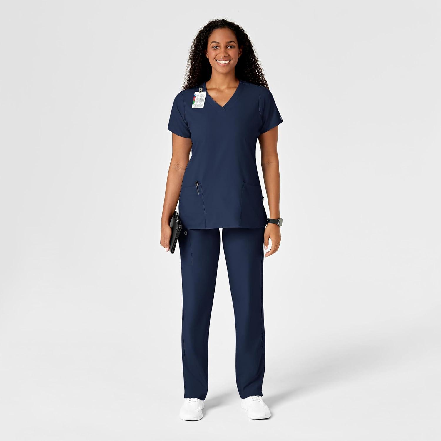 imageWonderWink Petite Womens Drawstring PantNavy
