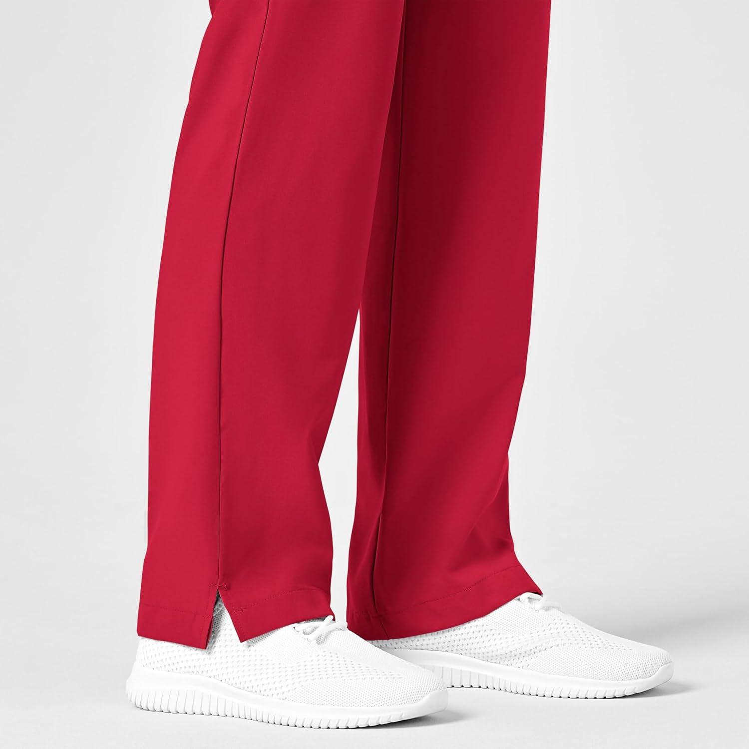 imageWonderWink Petite Womens Drawstring PantRed
