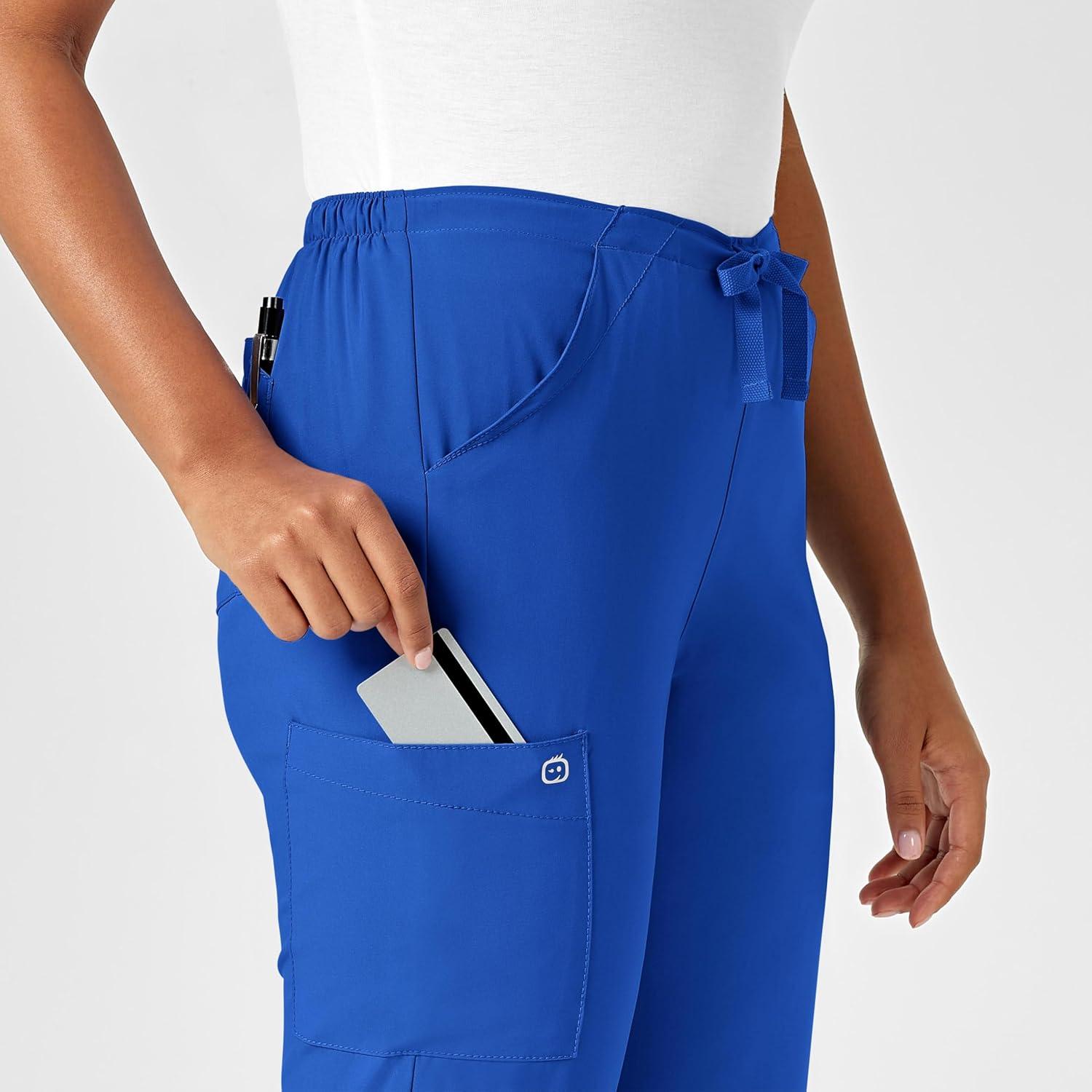 imageWonderWink Petite Womens Drawstring PantRoyal