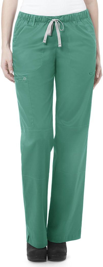 imageWonderWink UnisexAdult Drawstring Cargo PantSurgical Green