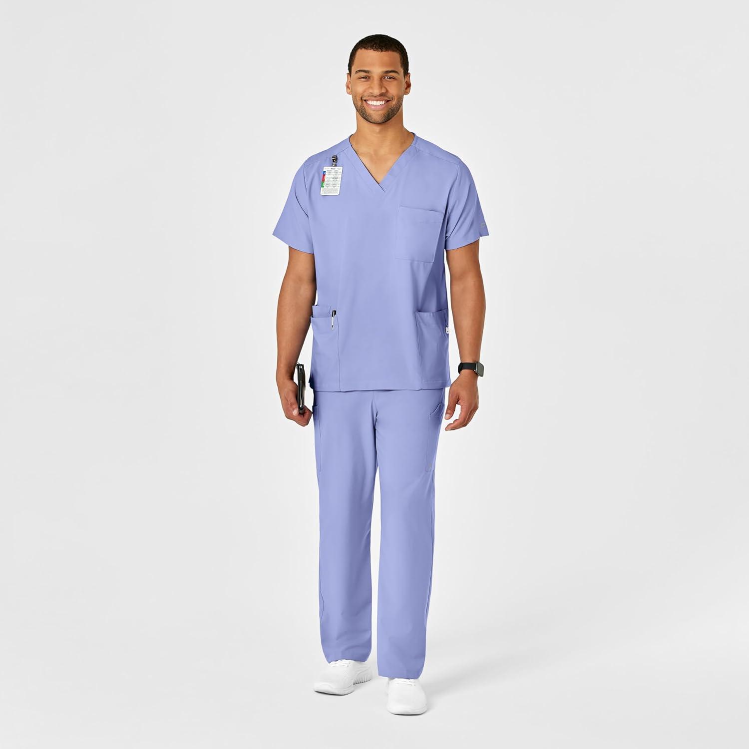 imageWonderWink UnisexAdult MultiCargo PantCeil Blue