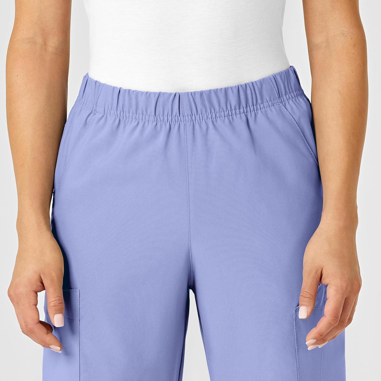 imageWonderWink UnisexAdult MultiCargo PantCeil Blue