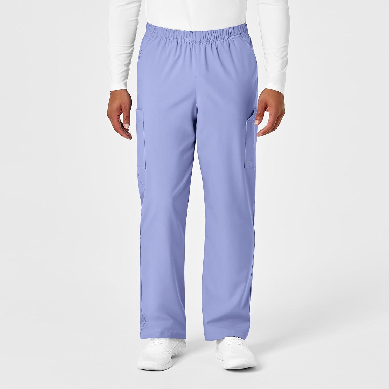 imageWonderWink UnisexAdult MultiCargo PantCeil Blue